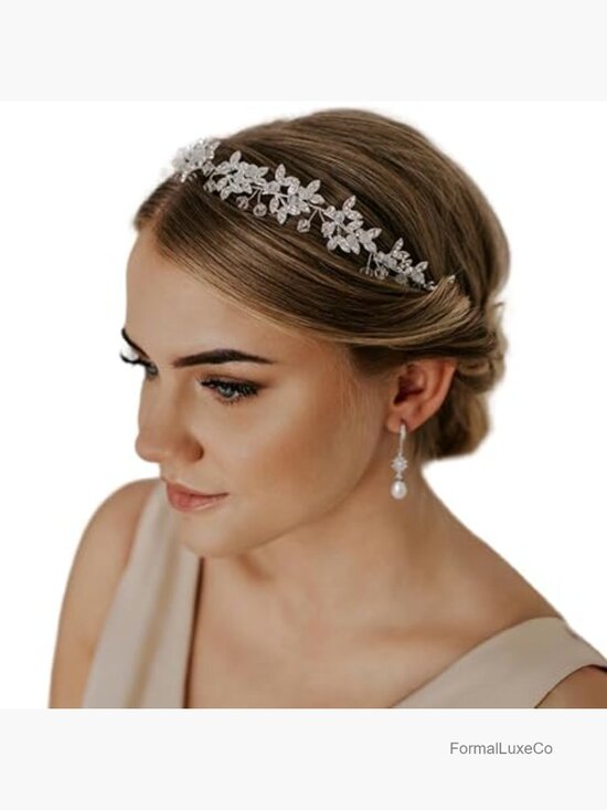 Crystal Rhinestone Wedding Headband Tiara Bridal Hair Accessory main image 6